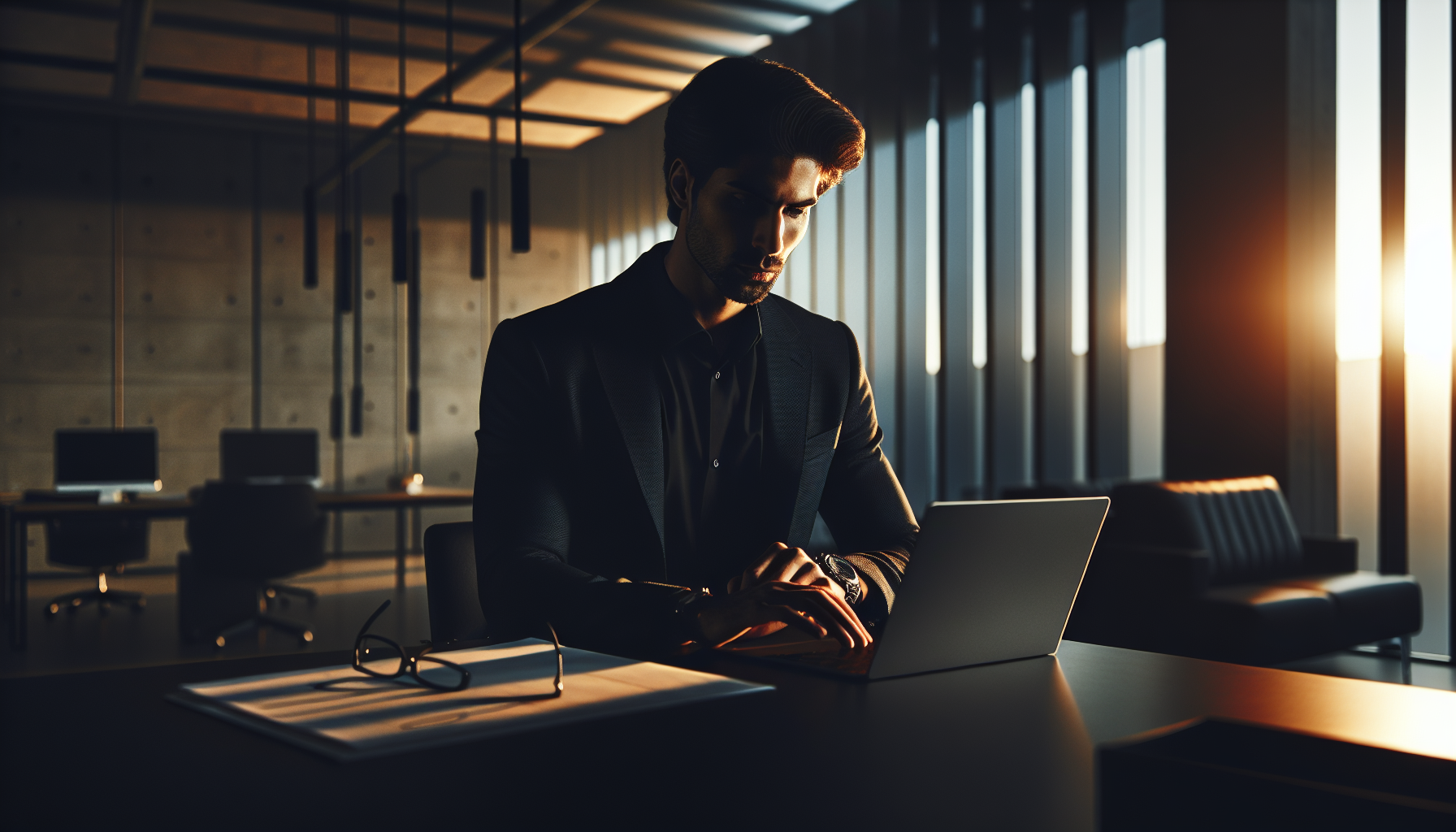 Cyprus business owner making a decisive technology investment choice from a Limassol office